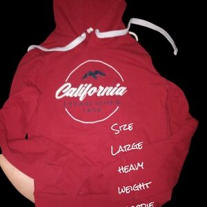 Reflex Red California Hoodie